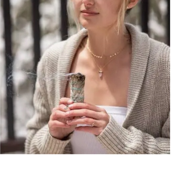 4” Wide Sage Stick Aromatherapy Bundle with Ceramic Dish, Gypsy Soul - Picture 6 of 10